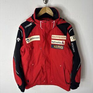 Descente Swiss Ski Team Heat Navi Red Audi Helvetia Jacket Women’s M 2013